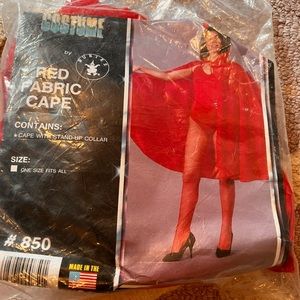 Red Halloween cape